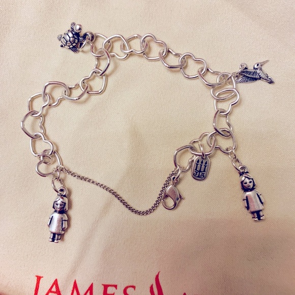 James Avery Charm bracelet with 4 charms - Picture 1 of 2